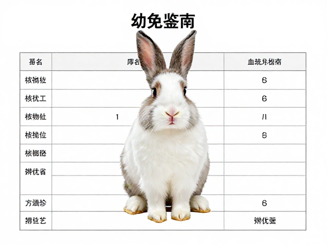 幼兔鉴别指南,核对血统文件,看耳根厚度与直立角度辨优劣