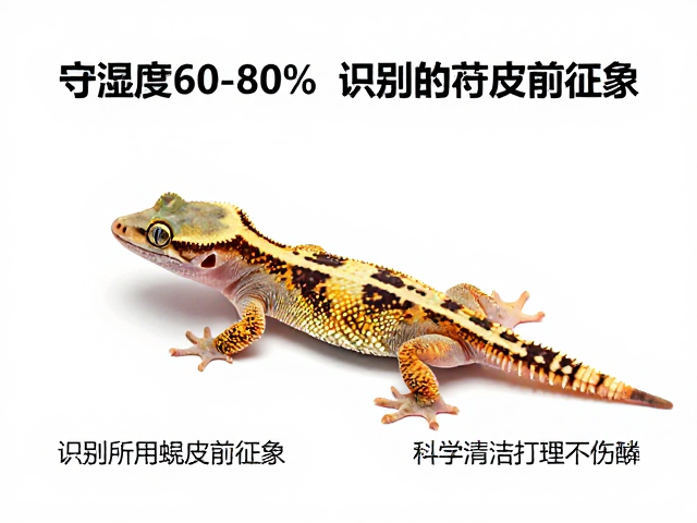 守湿度60-80%!识别守宫蜕皮前征象,科学清洁打理不伤鳞