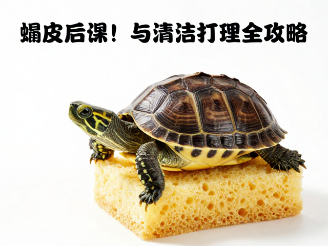 龟龟蜕皮后怎么护理？海绵吸水保湿与清洁打理全攻略