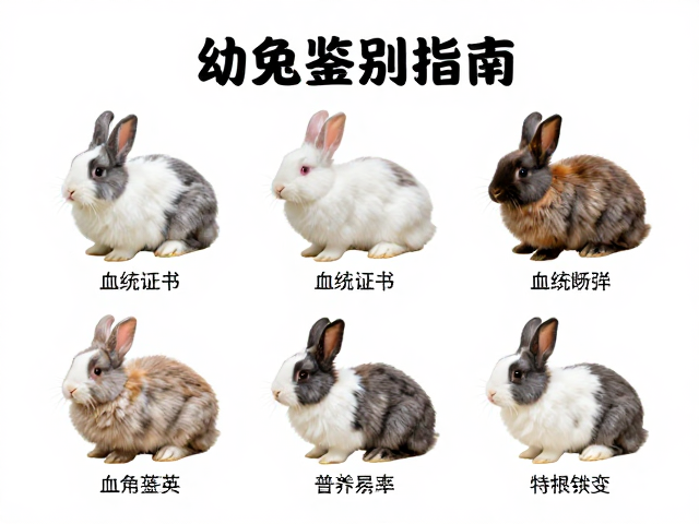 幼兔鉴别指南,血统证书价值与常见杂交品种发展解析