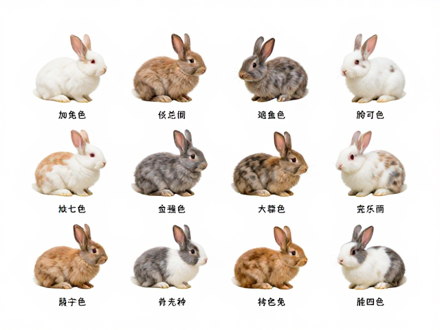 幼兔鉴别指南,通过毛色卡与亚种特征快速分辨品种