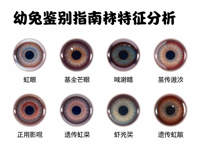 幼兔鉴别指南，品种标准化下的虹膜环特征解析