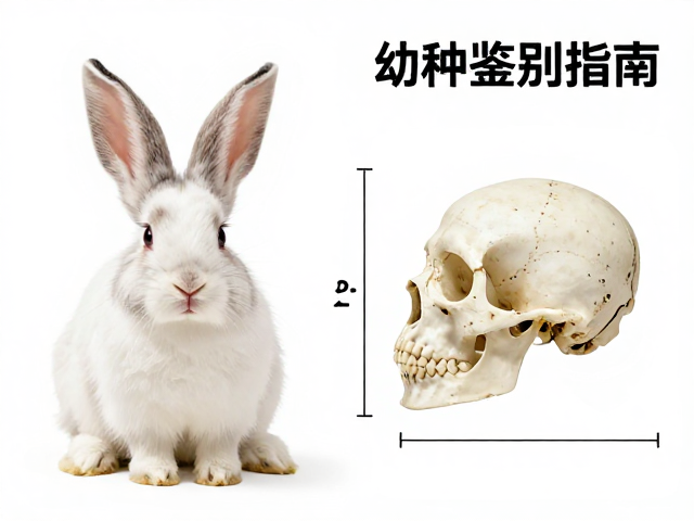幼兔鉴别指南,头骨长宽比如何辅助品种标准化鉴定