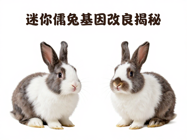 迷你儒兔基因改良揭秘,幼兔鉴别与成兔变化全解析