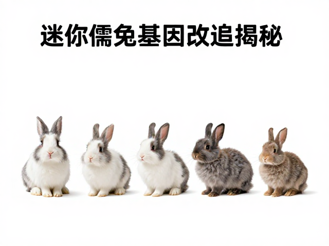 迷你儒兔基因改良揭秘,幼兔鉴别与成兔变化全解析
