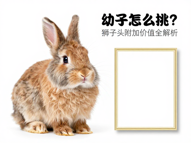 幼兔怎么挑?狮子头兔鉴别指南,血统证书附加价值全解析