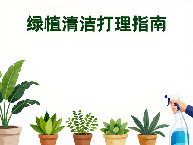 绿植清洁打理指南，选对植物，简单清洁让家居焕然一新