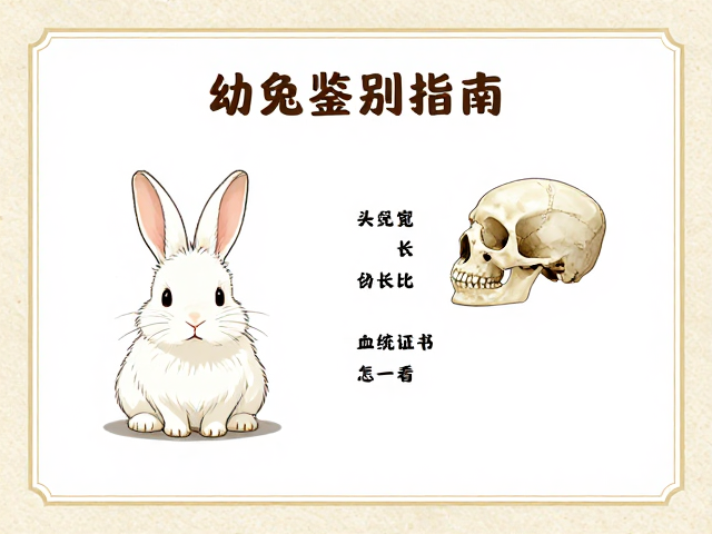 幼兔鉴别指南,头骨宽长比与血统证书怎么看?
