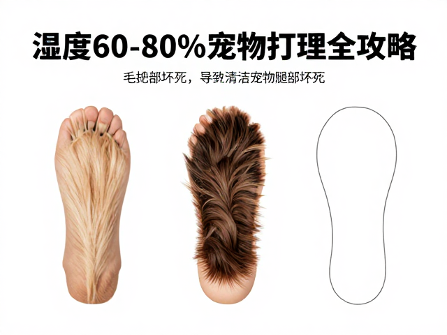 湿度60-80%防腿部坏死，宠物清洁打理全攻略