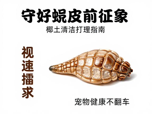 守好蜕皮前征象！椰土清洁打理指南，宠物健康不翻车