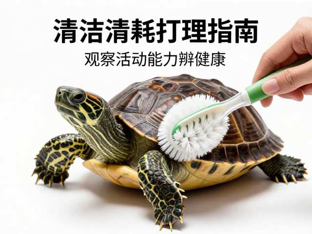 乌龟清洁打理指南，用清洁刷刷出活力，观察活动能力辨健康
