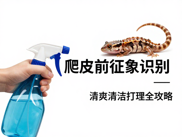爬宠蜕皮前征象识别，喷壶清洁打理全攻略