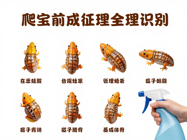 爬宠蜕皮前征象识别，喷壶清洁打理全攻略