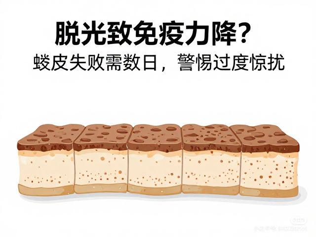 脱水致免疫力降？蜕皮失败需数日，警惕过度惊扰