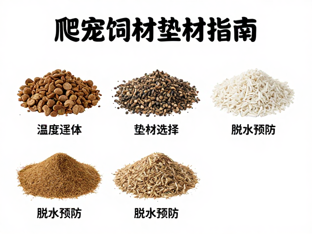 爬宠饲养指南，垫材选择、温湿度评估与脱水预防全解析
