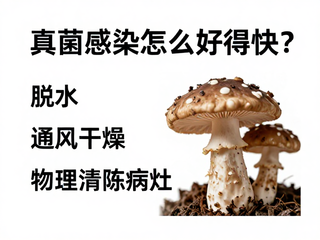 真菌感染怎么好得快？脱水，通风干燥，物理清除病灶全攻略