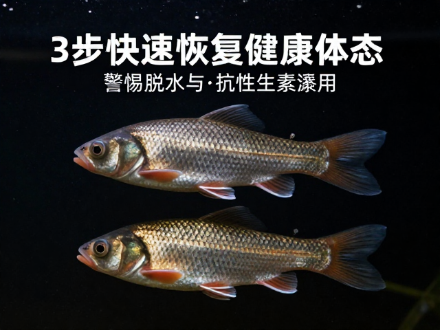 鱼体色暗沉？警惕脱水与抗生素滥用，3步快速恢复健康体态
