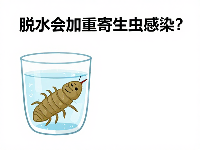 脱水会加重寄生虫感染？适量饮水是关键