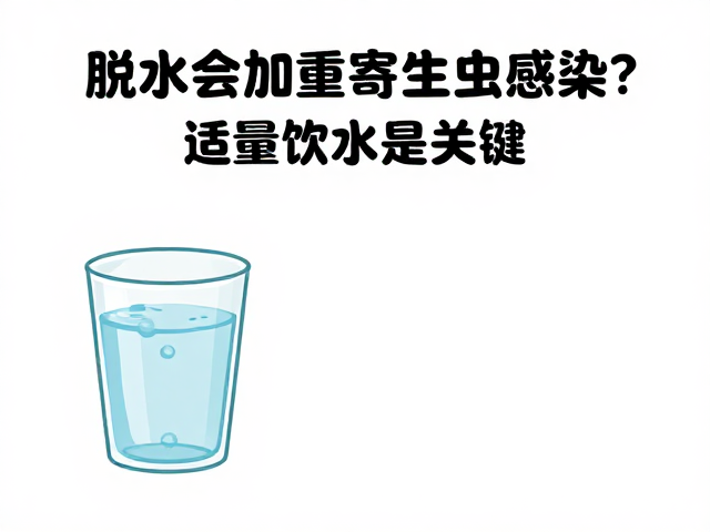 脱水会加重寄生虫感染？适量饮水是关键