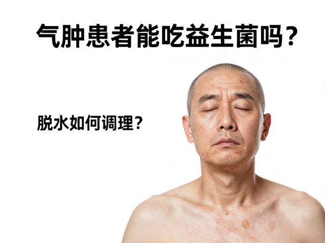 气肿患者能吃益生菌吗?脱水如何调理?