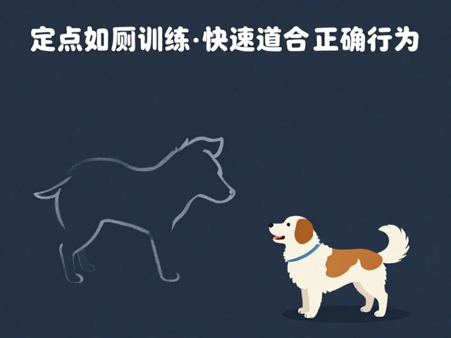 定点如厕训练,用一致性指令快速塑造狗狗正确行为