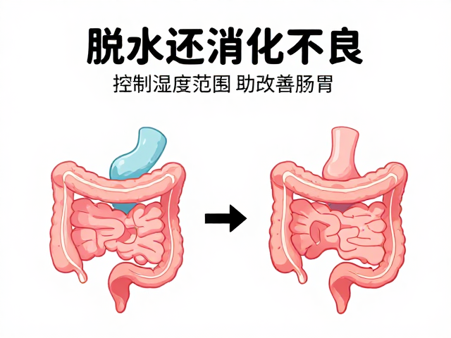 脱水还消化不良？控制湿度范围助改善肠胃