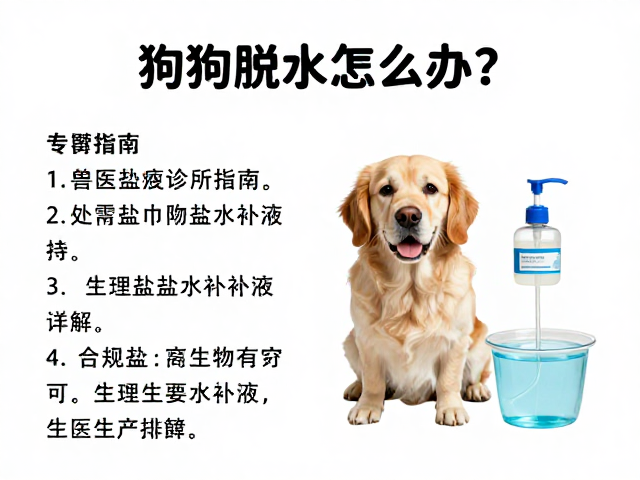 狗狗脱水怎么办？兽医诊断指南与生理盐水补液详解