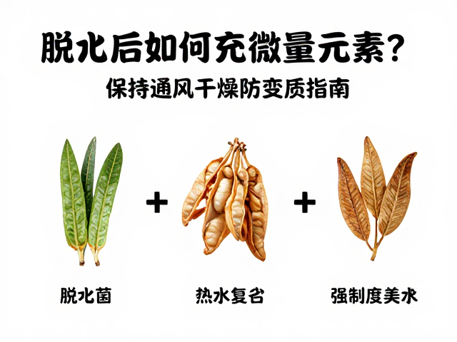脱水后如何补充微量元素？保持通风干燥防变质指南