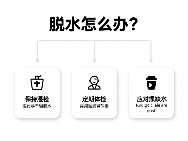 脱水怎么办？保持湿度，定期体检，3招应对干燥缺水