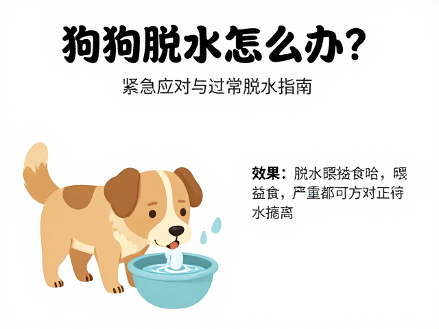 狗狗脱水怎么办?避免过量喂食,紧急应对严重脱水指南