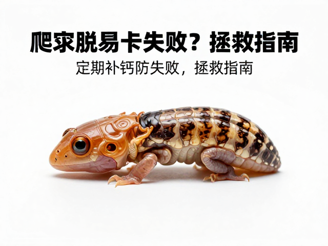 爬宠脱水卡蜕皮?定期补钙防失败,挽救指南
