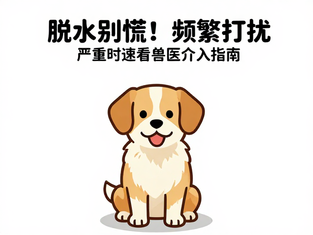 狗狗脱水别慌！避免频繁打扰，严重时速看兽医介入指南