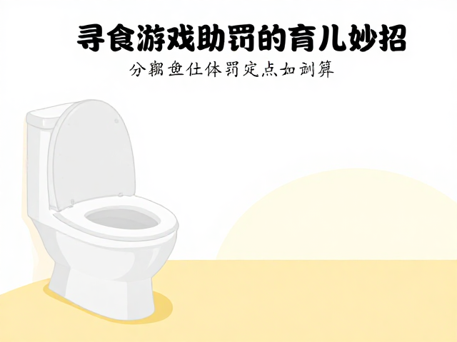 寻食游戏助定点如厕,彻底避免体罚的育儿妙招