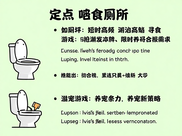 定点如厕,短时高频,寻食游戏,养宠新策略,轻松养成好习惯