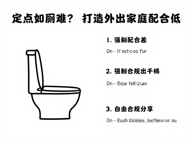 定点如厕难?解决外出适应差与家庭配合低,打造自主如厕习惯