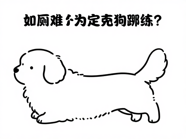 定点如厕难?用一致性指令,观察压力信号,轻松搞定狗狗训练
