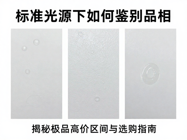 标准光源下如何鉴别品相?揭秘极品高价区间与选购指南