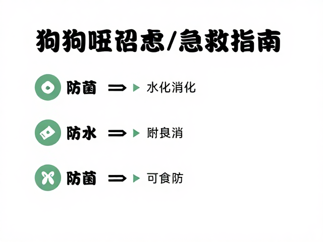 狗狗呕吐脱水？通风防菌，少量多次喂食易消化食物急救指南