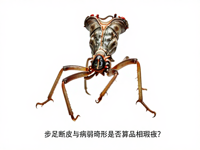等外品定义，步足断肢与病弱畸形是否算品相瑕疵？