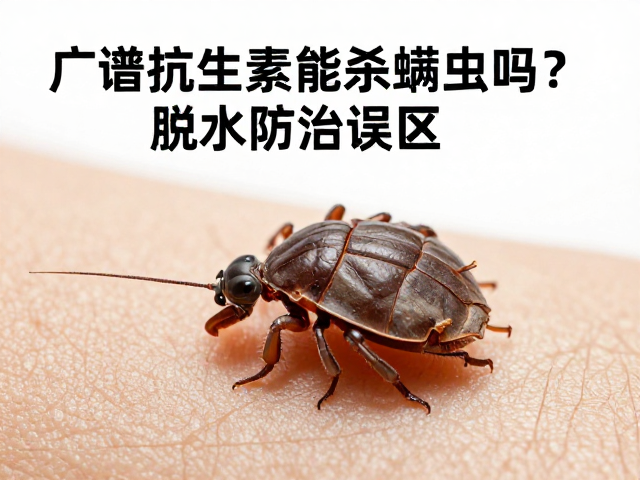 广谱抗生素能杀螨虫吗?宠物体表寄生虫脱水防治误区