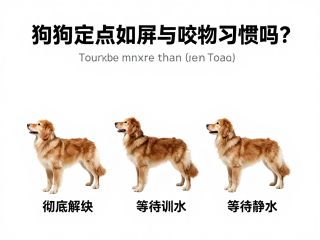 狗狗定点如厕与咬物习惯改?3步训练等待静止,彻底解决乱尿乱咬