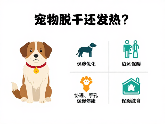 宠物脱水还发热?保持温暖并联系兽医的专业急救指南