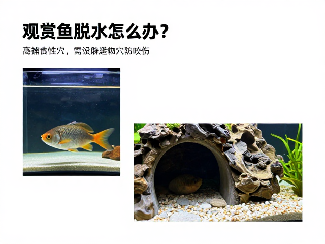 观赏鱼脱水怎么办？高捕食性鱼需设躲避穴防咬伤