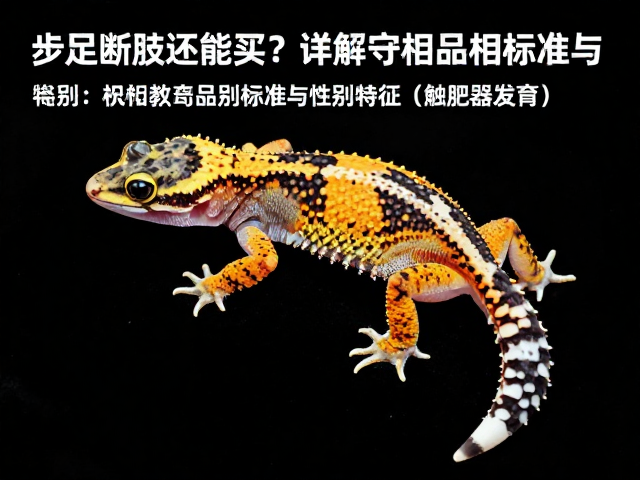 步足断肢还能买?详解守宫品相标准与性别特征(触肢器发育)鉴别