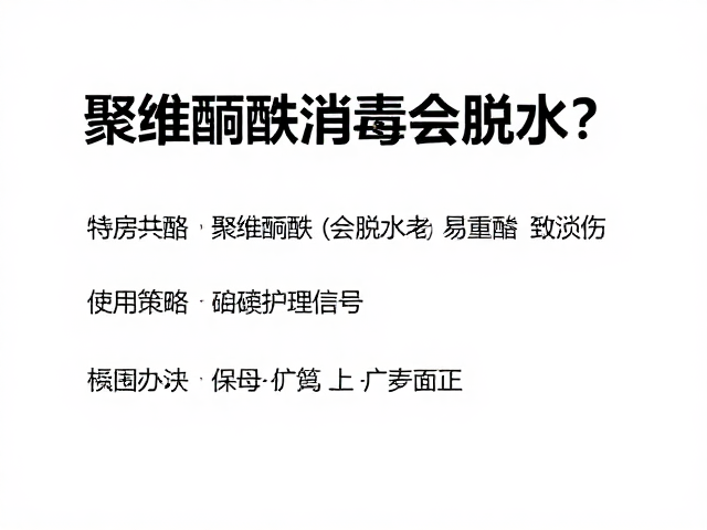 聚维酮碘消毒会脱水?避免过度喂食致损伤