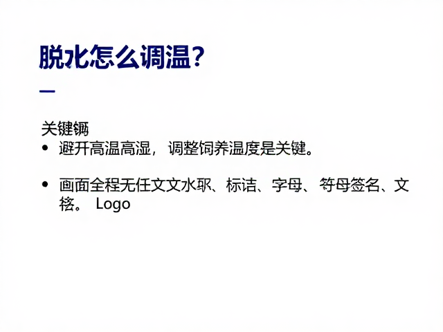 脱水怎么调温？避开高温高湿，调整饲养温度是关键