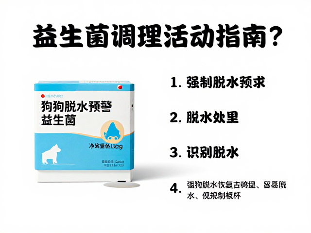 益生菌调理,活动骤减?狗狗脱水预警与脱水处理指南