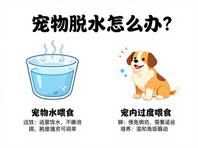 宠物脱水怎么办？适量饮水与避免过度喂食的科学指南