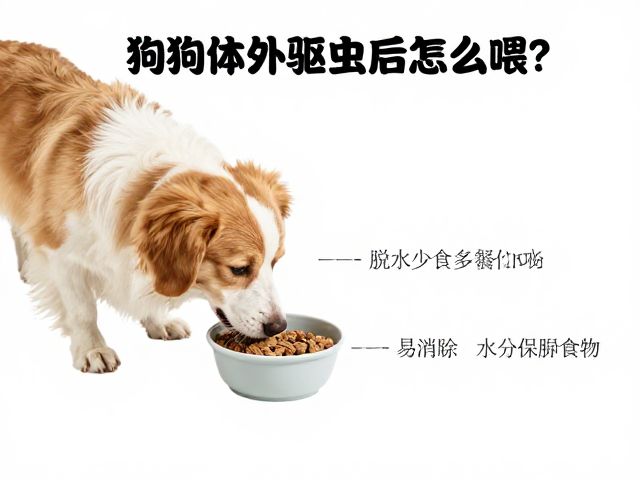 狗狗体外驱虫后怎么喂?脱水少食多餐易消化食物指南