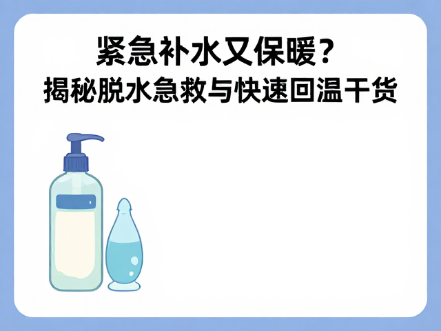 紧急补水又保暖?揭秘脱水急救与快速回温干货